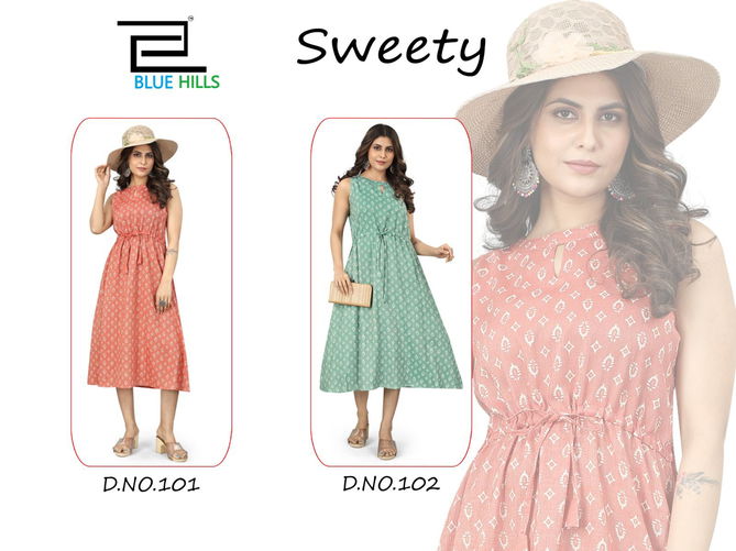 Sweety By Blue Hills One Piece Long Kurti Catalog